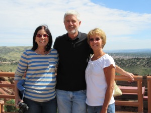Jane, Rich, and Heidi at Red Rocks